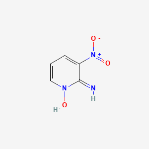 molecular formula C5H5N3O3 B8612272 2-Amino-3-nitropyridine 1-oxide 