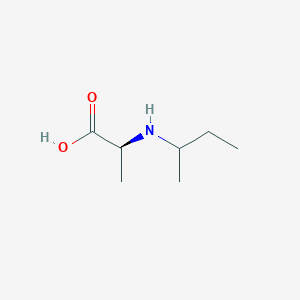 molecular formula C7H15NO2 B8612327 N-s-butylalanine 