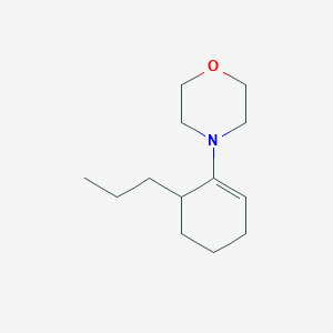 molecular formula C13H23NO B086124 4-(6-Propyl-1-cyclohexen-1-yl)morpholine CAS No. 14091-95-3