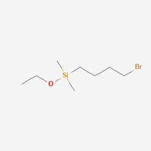 molecular formula C8H19BrOSi B8612454 (4-Bromobutyl)(ethoxy)dimethylsilane CAS No. 647862-92-8