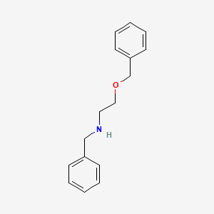 molecular formula C16H19NO B8612481 1-Benzylamino-2-benzyloxyethane CAS No. 38336-06-0