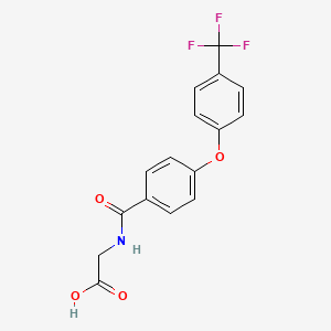 n-{4-[4-(Trifluoromethyl)phenoxy]benzoyl}glycine