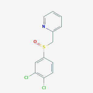 2-[(3,4-Dichlorobenzene-1-sulfinyl)methyl]pyridine