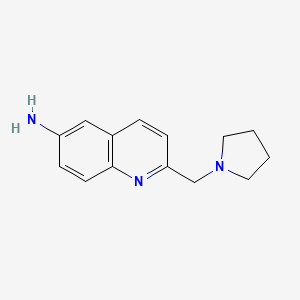 2-(1-Pyrrolidinylmethyl)-6-quinolinylamine