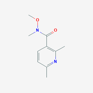 molecular formula C10H14N2O2 B8612665 N-Methoxy-N,2,6-trimethylnicotinamide 