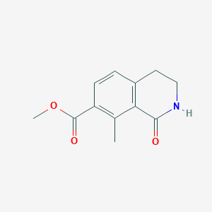 Methyl 8-methyl-1-oxo-1,2,3,4-tetrahydroisoquinoline-7-carboxylate