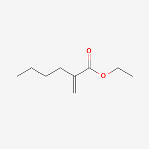 molecular formula C9H16O2 B8612703 Ethyl 2-butylacrylate CAS No. 3618-37-9