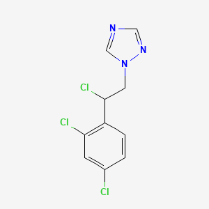 1-[2-Chloro-2-(2,4-dichlorophenyl)ethyl]-1H-1,2,4-triazole