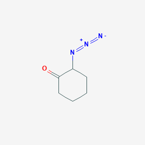 molecular formula C6H9N3O B8612779 2-Azidocyclohexanone 