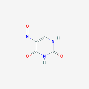 molecular formula C4H3N3O3 B8612814 5-Nitrosouracil 