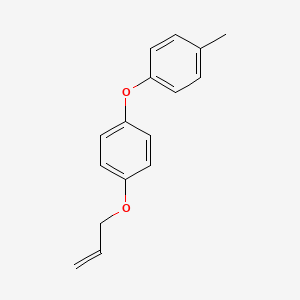 molecular formula C16H16O2 B8612944 1-methyl-4-(4-prop-2-enoxyphenoxy)benzene 