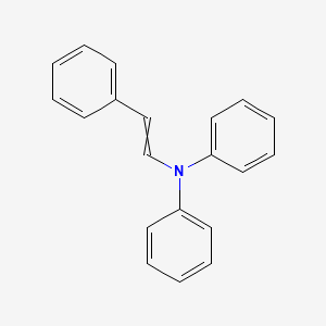 molecular formula C20H17N B8613047 N-Phenyl-N-(2-phenylethenyl)aniline CAS No. 91400-89-4