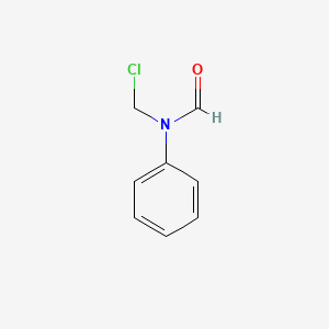 molecular formula C8H8ClNO B8613280 N-Chloromethylformanilide 