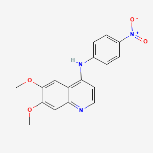 (6,7-Dimethoxyquinolin-4-yl)-(4-nitrophenyl)amine