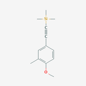 [(4-Methoxy-3-methylphenyl)ethynyl](trimethyl)silane