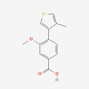 3-Methoxy-4-(4-methyl-3-thienyl)benzoic acid