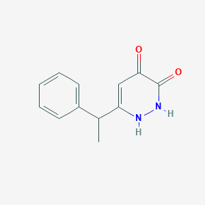 6-(1-Phenylethyl)-4-hydroxypyridazin-3(2H)-one