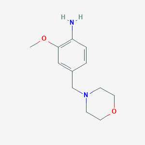 2-Methoxy-4-[(morpholin-4-yl)methyl]aniline