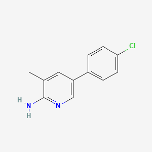 5-(4-Chloro-phenyl)-3-methyl-pyridin-2-ylamine