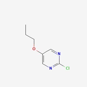 molecular formula C7H9ClN2O B8613621 2-Chloro-5-propoxy-pyrimidine 