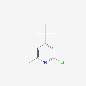 molecular formula C10H14ClN B8613766 2-Chloro-6-methyl-4-tert-butyl-pyridine 