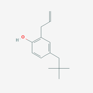 4-(2,2-Dimethylpropyl)-2-(prop-2-en-1-yl)phenol