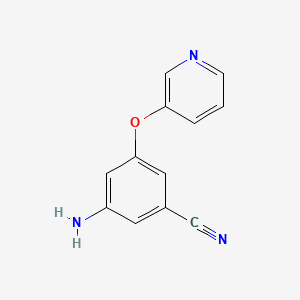 3-(Pyridin-3-yloxy)-5-cyano-aniline