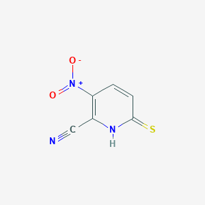 molecular formula C6H3N3O2S B8613886 3-Nitro-6-thioxo-1,6-dihydropyridin-2-carbonitrile 
