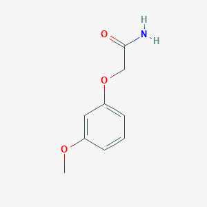 molecular formula C9H11NO3 B8613944 2-(3-Methoxyphenoxy)acetamide 