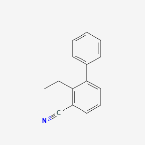 molecular formula C15H13N B8613979 2-Ethyl-[1,1'-biphenyl]-3-carbonitrile CAS No. 82617-41-2
