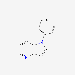 molecular formula C13H10N2 B8614003 1-Phenyl-1H-pyrrolo[3,2-b]pyridine 