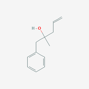 molecular formula C12H16O B8614022 Allyl benzyl ethanol CAS No. 39615-80-0