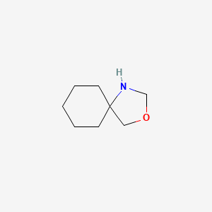 molecular formula C8H15NO B8614037 3-Oxa-1-azaspiro[4.5]decane CAS No. 176-86-3