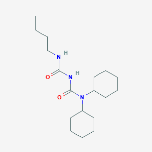 1,1-Bis-(cyclohexyl)-5-butyl biuret