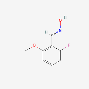 molecular formula C8H8FNO2 B8614245 N-[(2-Fluoro-6-methoxyphenyl)methylidene]hydroxylamine CAS No. 171179-83-2
