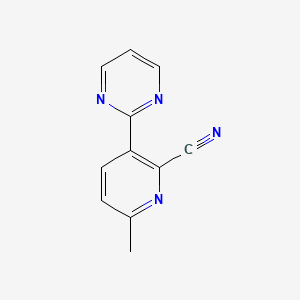 6-Methyl-3-(2-pyrimidinyl)-2-pyridinecarbonitrile
