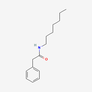 molecular formula C15H23NO B8614321 N-heptyl-2-phenylacetamide 