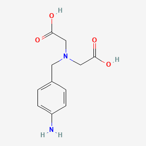 molecular formula C11H14N2O4 B8614373 2,2'-{[(4-Aminophenyl)methyl]azanediyl}diacetic acid CAS No. 76268-68-3