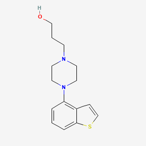 molecular formula C15H20N2OS B8614383 3-(4-Benzo[b]thiophen-4-yl-piperazin-1-yl)propanol 