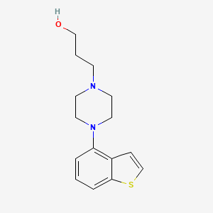 3-[4-(1-benzothiophen-4-yl)piperazin-1-yl]propan-1-ol