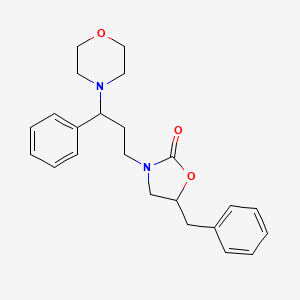 5-Benzyl-3-[3-(morpholin-4-yl)-3-phenylpropyl]-1,3-oxazolidin-2-one