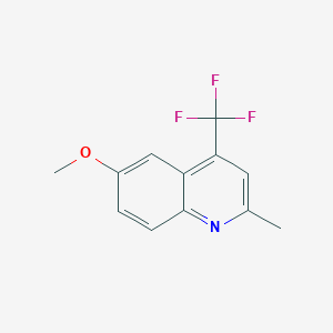 molecular formula C12H10F3NO B8614459 6-Methoxy-2-methyl-4-trifluoromethyl-quinoline 