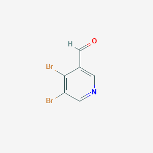 molecular formula C6H3Br2NO B8614632 4,5-Dibromonicotinaldehyde 