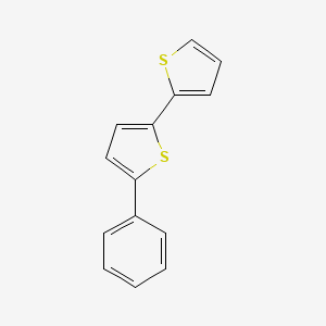 molecular formula C14H10S2 B8614650 2,2'-Bithiophene, 5-phenyl- CAS No. 1665-31-2