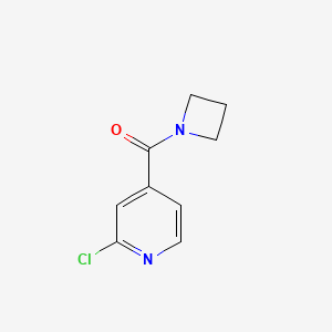 molecular formula C9H9ClN2O B8614658 Azetidin-1-yl-(2-chloro-pyridin-4-yl)-methanone 