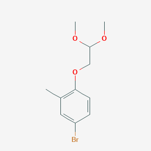 4-Bromo-1-[(2,2-dimethoxyethyl)oxy]-2-methylbenzene