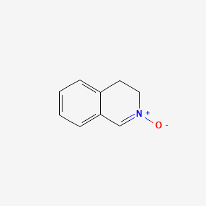molecular formula C9H9NO B8614780 Isoquinoline, 3,4-dihydro-, 2-oxide CAS No. 65194-03-8