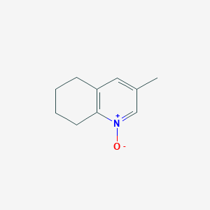 molecular formula C10H13NO B8614788 3-Methyl-1-oxo-5,6,7,8-tetrahydro-1lambda~5~-quinoline CAS No. 60169-87-1
