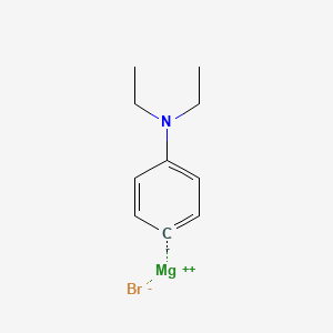 molecular formula C10H14BrMgN B8614883 4-Diethylaminophenylmagnesium bromide 