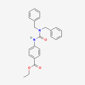 molecular formula C24H24N2O3 B8614904 Ethyl 4-[(dibenzylcarbamoyl)amino]benzoate CAS No. 86764-53-6